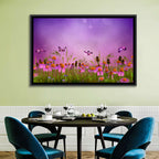Purple Coneflower Butterfly Meadow Wall Art