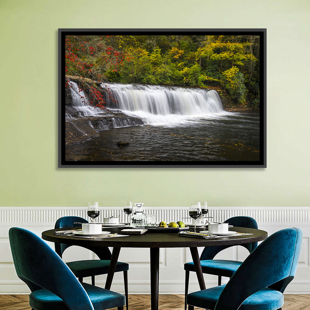 Dupont State Forest Autumn Waterfall Stream Wall Art