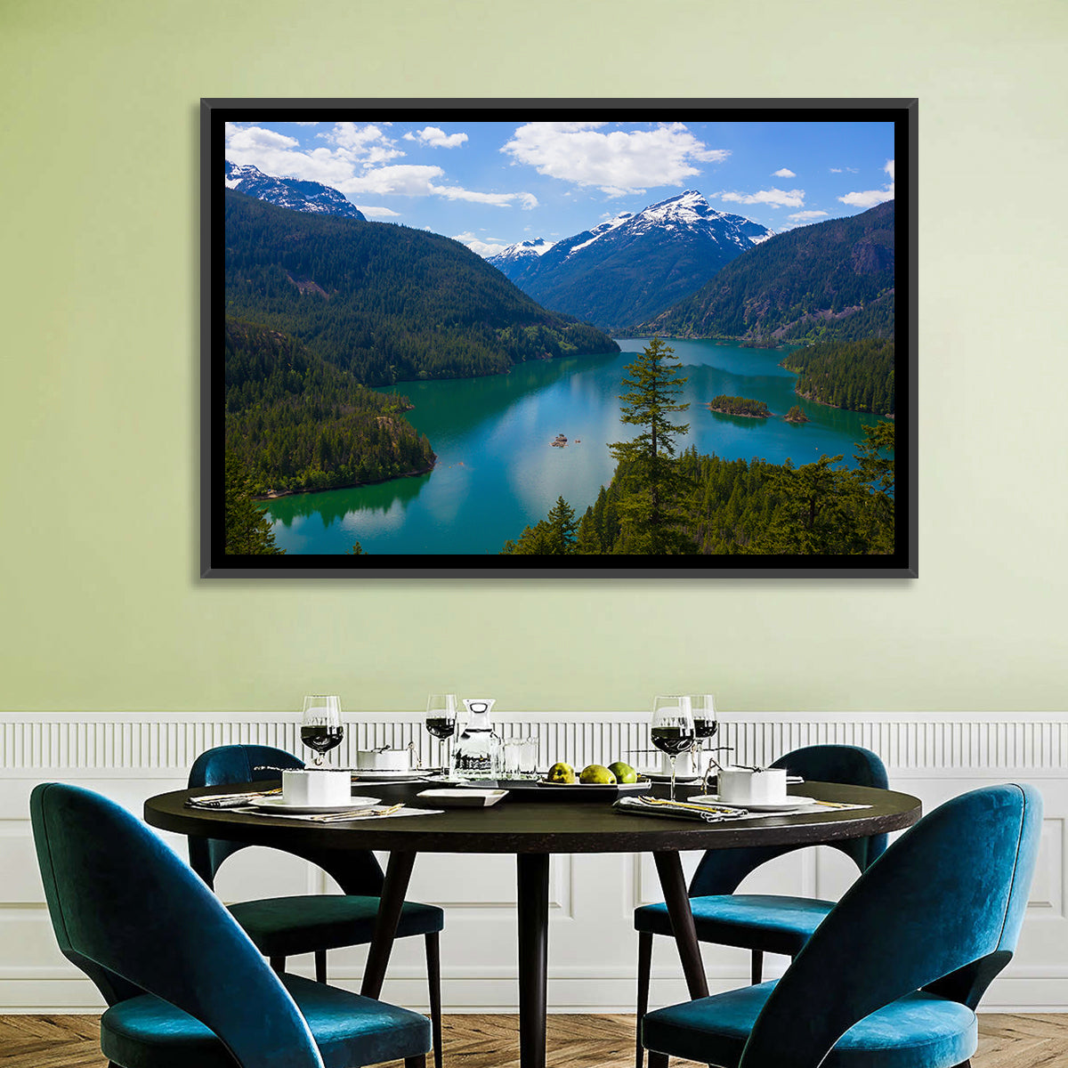 Diablo Lake Reflections Wall Art