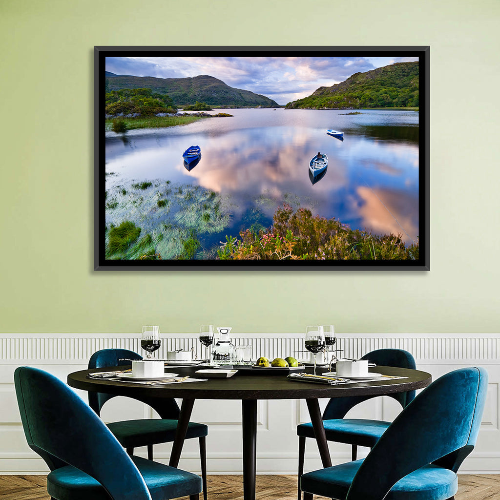 Lough Leane Rowboats at Dusk Wall Art