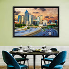 Atlanta Downtown Skyline Wall Art