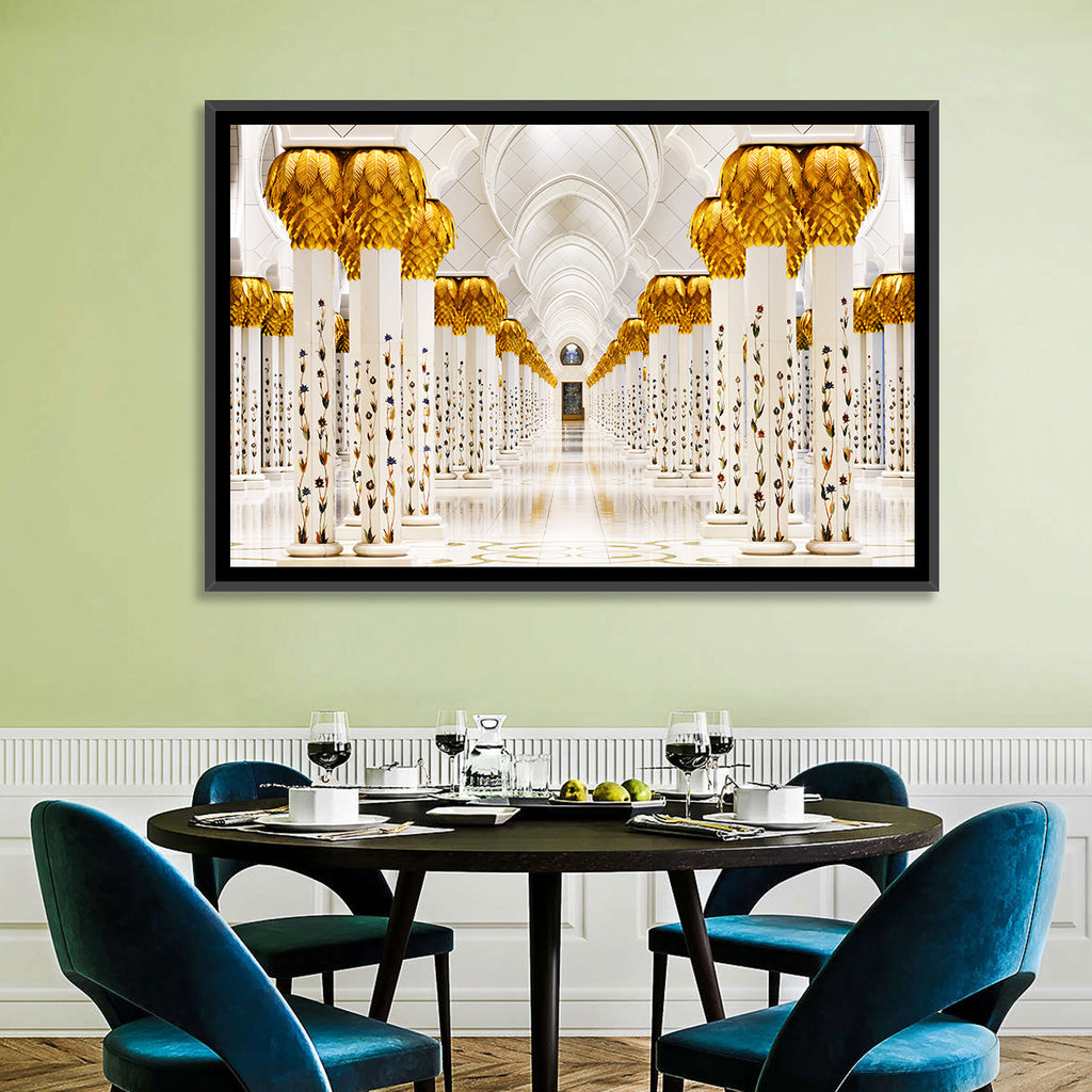Sheikh Zayed Grand Mosque Colonnade Wall Art