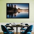 Spruce Knob Lake Morning Mist Wall Art