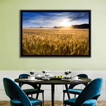 Blooming Wheat Field Wall Art