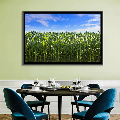 Green Corn Field Wall Art