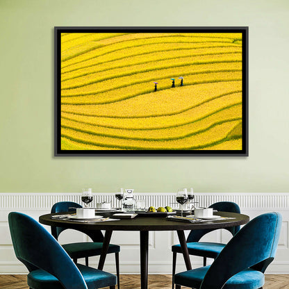 Terraced Rice Fields Wall Art