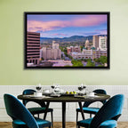 Boise Downtown at Golden Hour Wall Art
