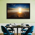 Sunrise Over Rippling Sand Wall Art