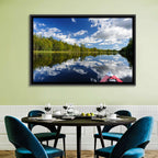 Karelia Kayak Reflection Wall Art
