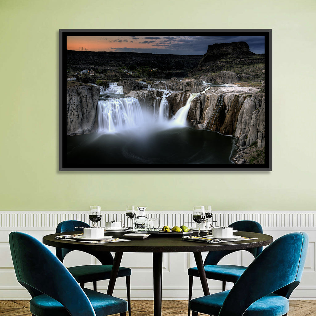 Shoshone Falls at Dusk Wall Art