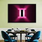Radiant Gemini Symbol Wall Art