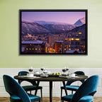 Tromsø Twilight Cityscape Wall Art