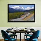 Alaska Highway Winding Road and Rv Wall Art