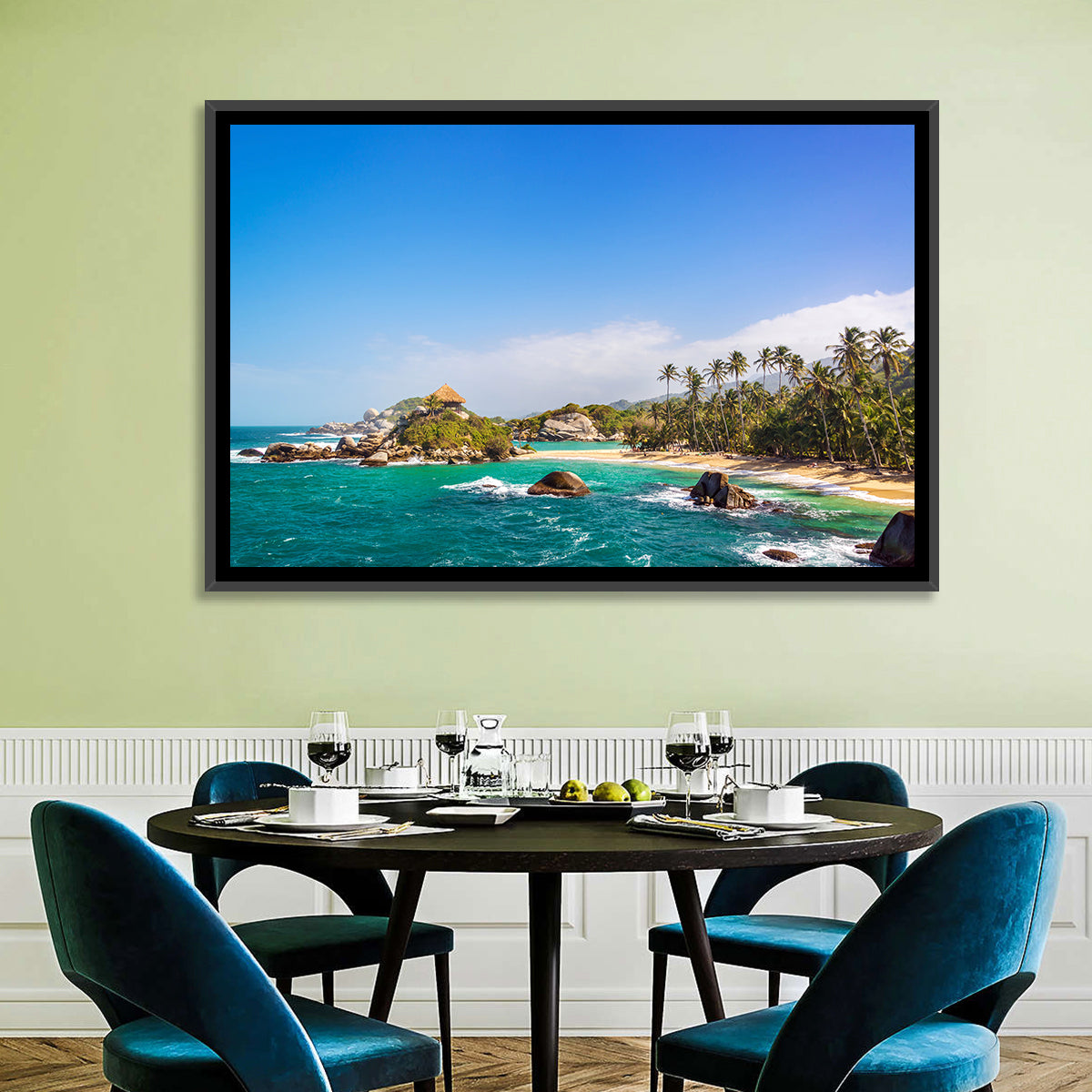 Cabo San Juan Del Guia Beach Wall Art in a room, landscape