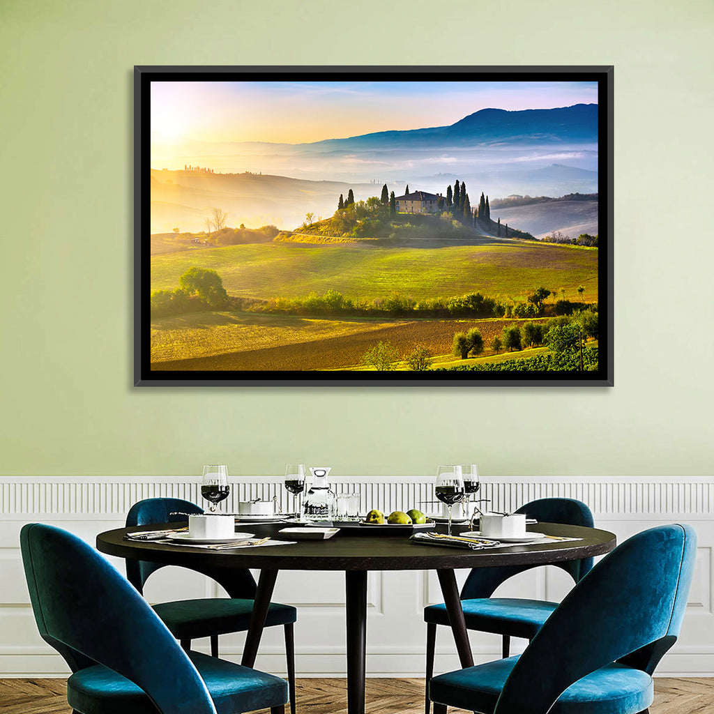 Tuscan Morning Landscape Wall Art