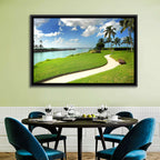 Tropical Coastal Pathway Wall Art