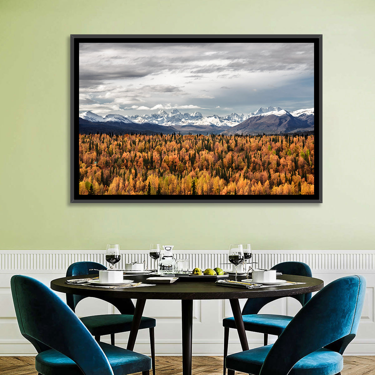 Talkeetna Autumn Landscape Wall Art