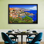 Symi Harbor, Greece Wall Art