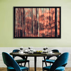 Autumn Forest Blur Wall Art
