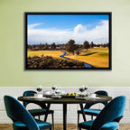 Central Oregon Golf Course with Winding Path Wall Art