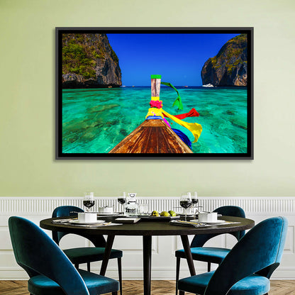 Maya Bay Boat Wall Art