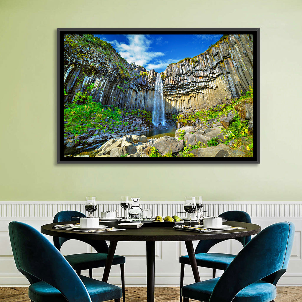 Svartifoss Basalt Falls Wall Art