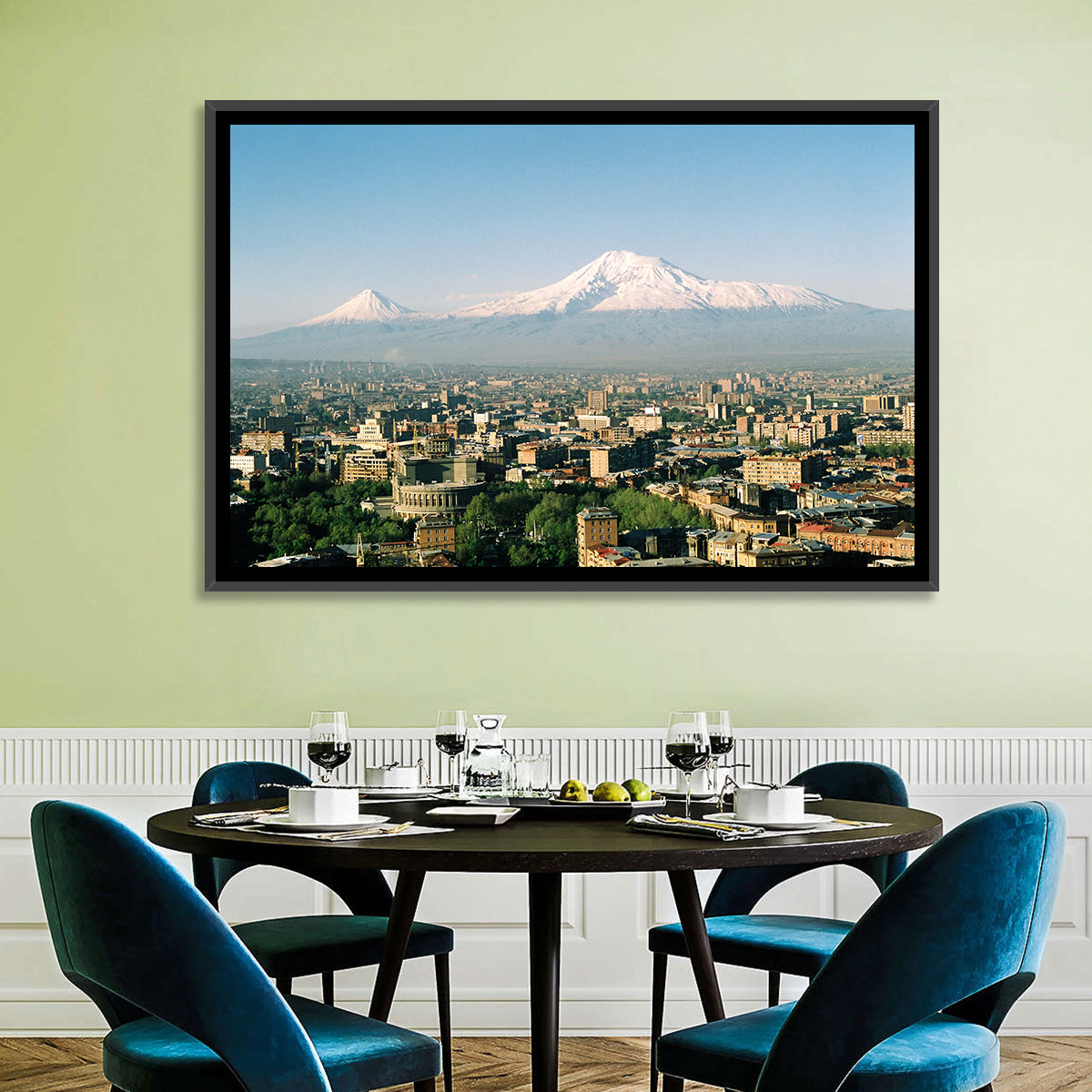 Mount Ararat Over Yerevan Wall Art