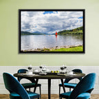 Bala Lake Sailboat Reflection Wall Art