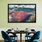Lake Natron Aerial View Wall Art