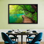 Plitvice Lakes Boardwalk Wall Art