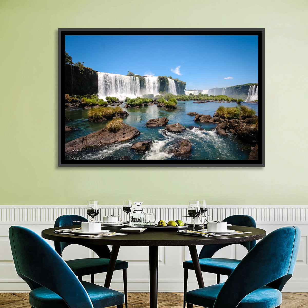 Iguazu River and Falls, Foz Do Iguaçu Wall Art