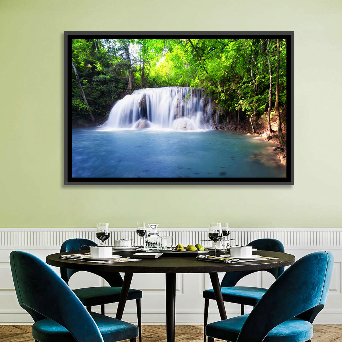 Erawan Waterfall Emerald Pool Wall Art