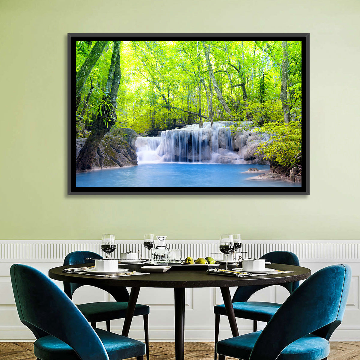 Erawan Falls, Kanchanaburi Wall Art