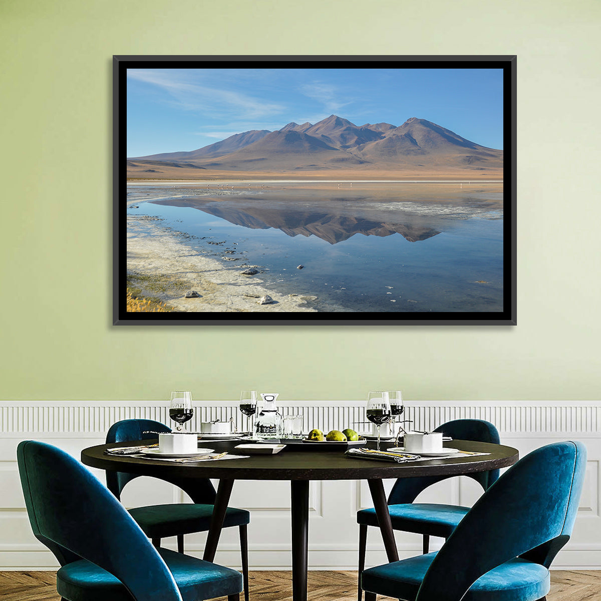 Sur Lipez Salt Lake Reflection Wall Art
