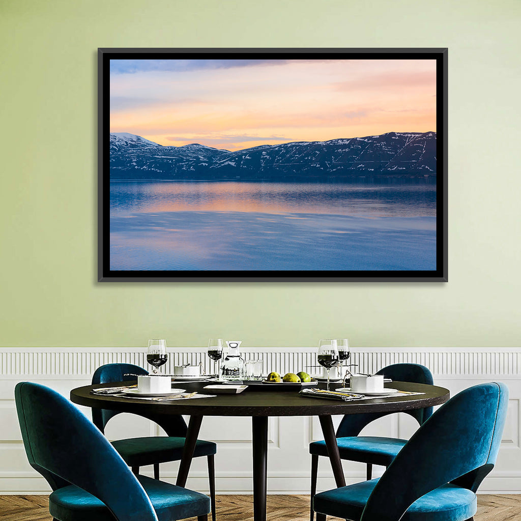 Lake Sevan Evening Reflection Wall Art