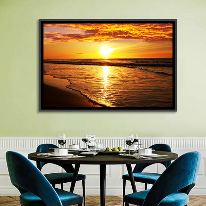 Thai Beach Sunset Wall Art