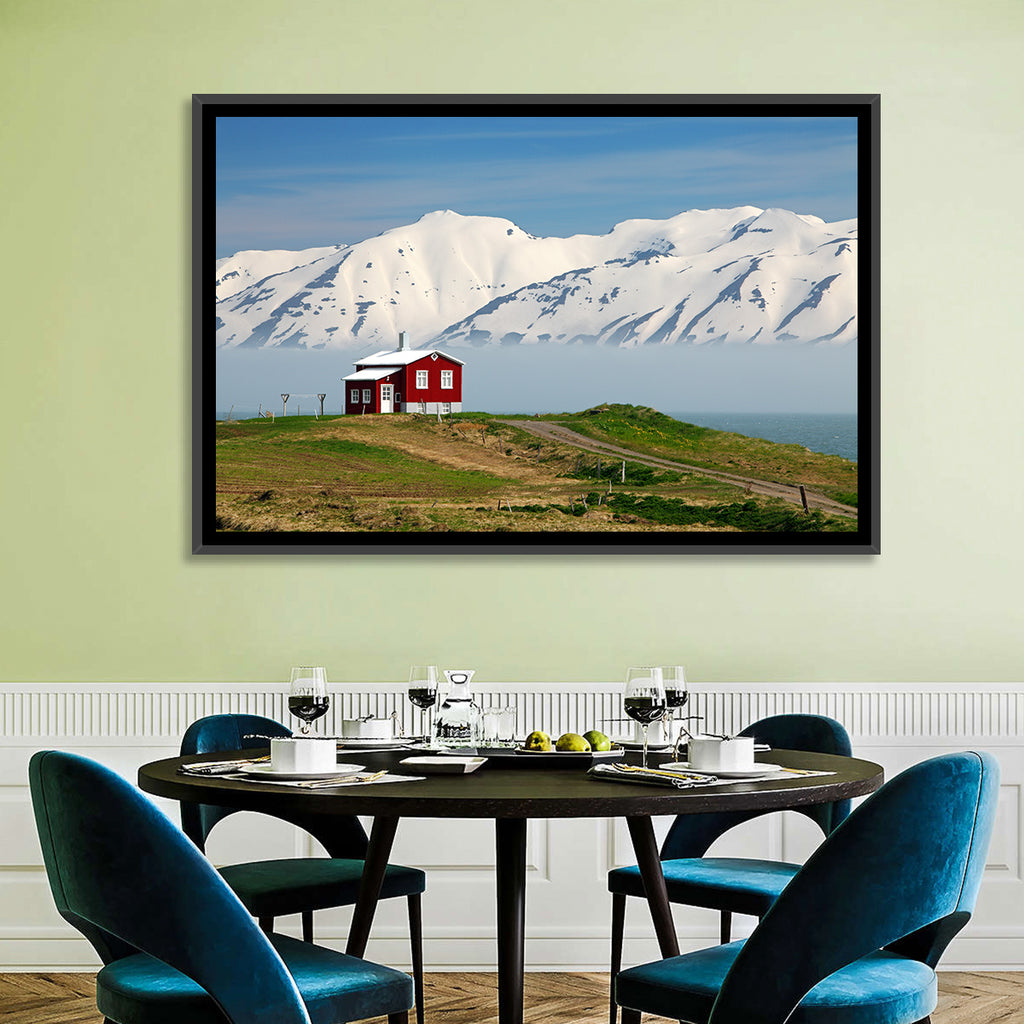Red House by Fjord Wall Art