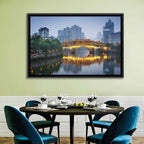 Anshun Bridge at Twilight Wall Art