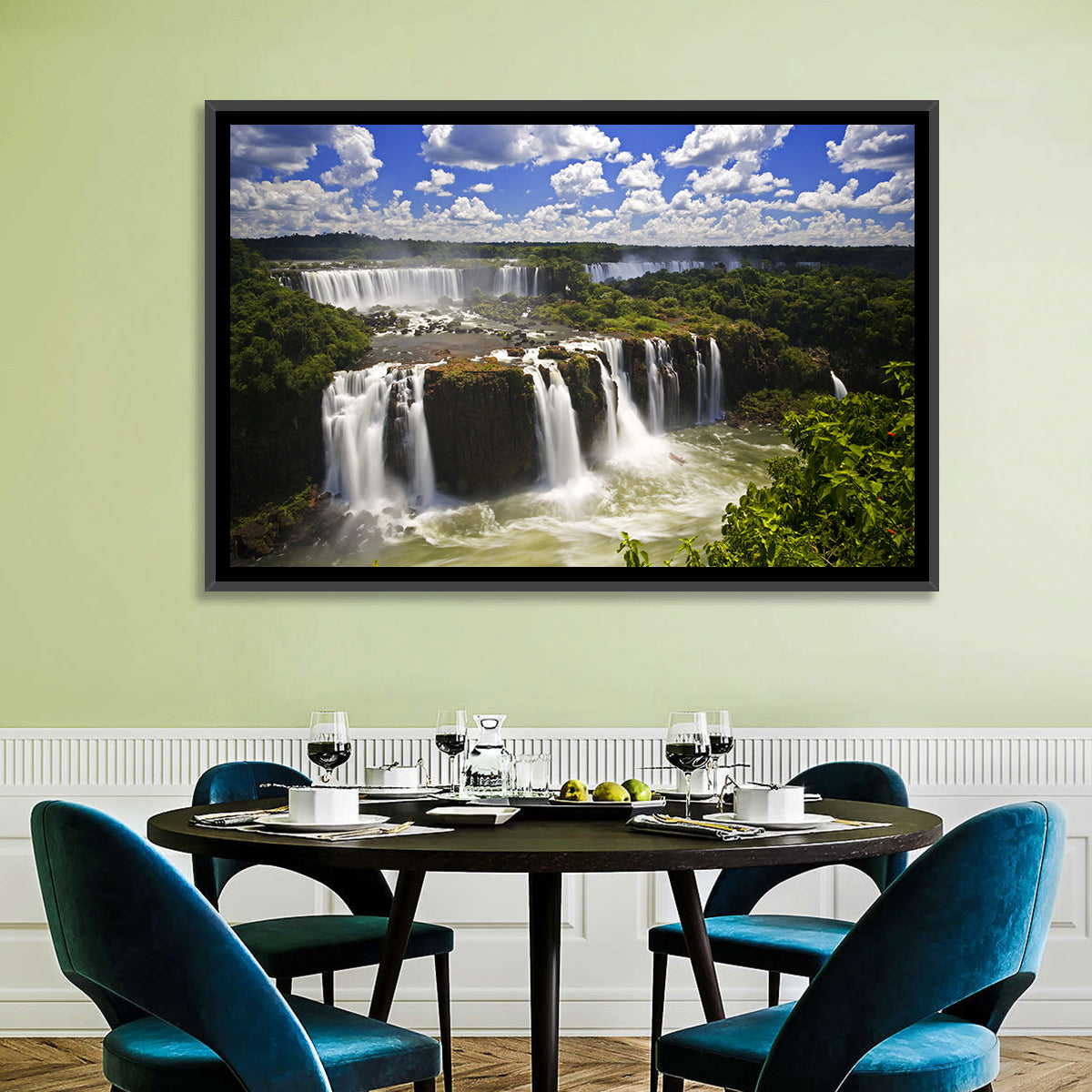 Iguazu Falls River View Wall Art