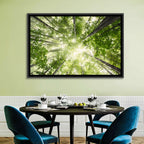 Spring Canopy in Morning Mist Wall Art