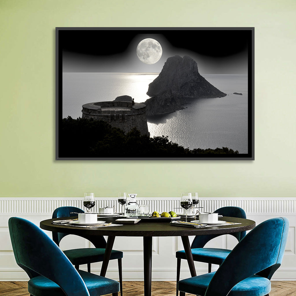 Pirates Tower Moonlit Watchtower, Ibiza Wall Art