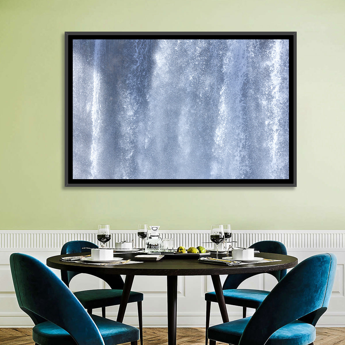 Abstract Waterfall Pattern Wall Art