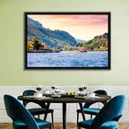 Lake Iseo Morning Harbor Wall Art
