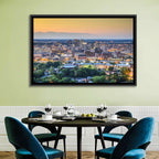 Birmingham Skyline at Golden Hour Wall Art