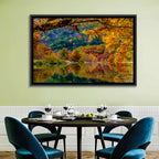 Frio River Autumn Reflection Wall Art