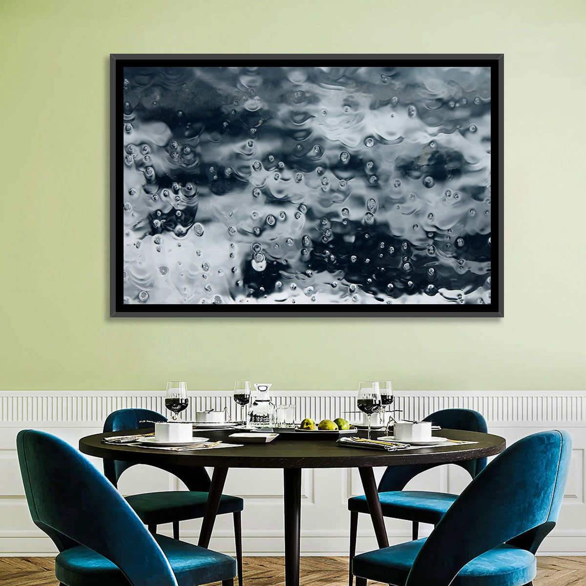 Sea of Teardrops in Ice Wall Art