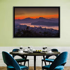 Luang Prabang Sunset Over Mekong Wall Art