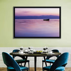 Lavender Lake Ohrid Sunset Wall Art