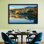 Golden Hour Florence Over the Arno River Wall Art