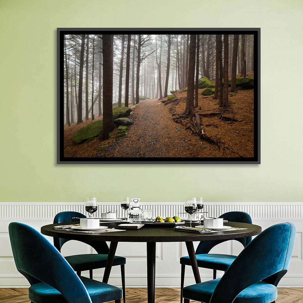 Misty Appalachian Trail Path Wall Art